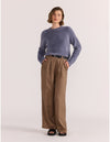 Staple the Label - Celina Cozy Knit Steel Blue