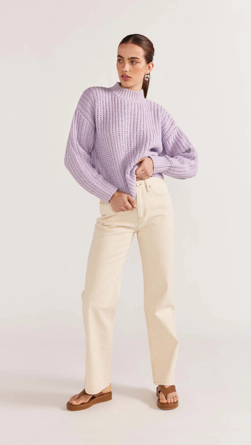 Staple the Label -  Myles Jumper Lilac