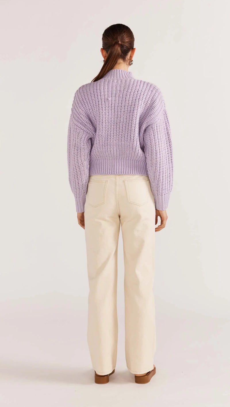 Staple the Label -  Myles Jumper Lilac