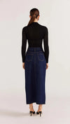 Staple the Label - Vara Denim Midi Skirt