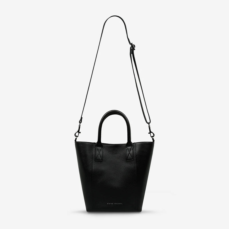 STATUS ANXIETY - HAPPY MEDIUM BAG - BLACK