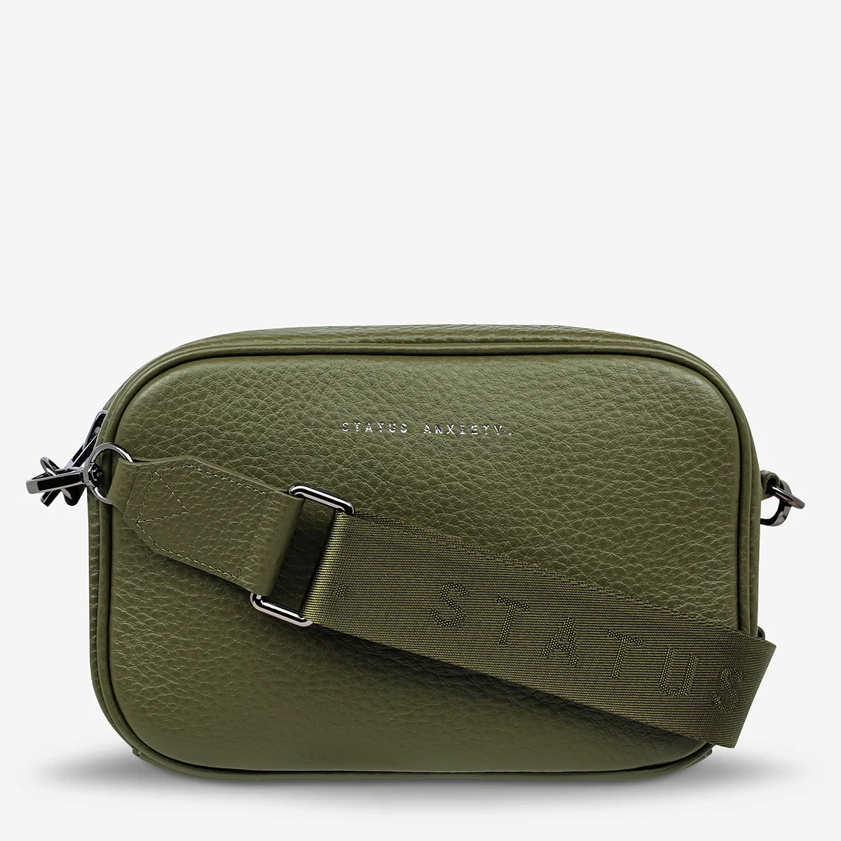 STATUS ANXIETY - PLUNDER - KHAKI WEBBED STRAP