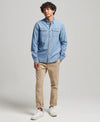 Superdry - Chambray Trailsman Shirt Worn Wash Indigo