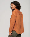 Superdry - Chunky cord Overshirt Burnt Tan