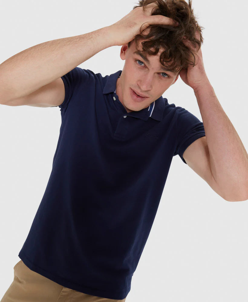 Superdry - Classic Pique Polo Rich Navy