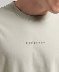 Superdry - Code Surplus Logo T Willow Grey