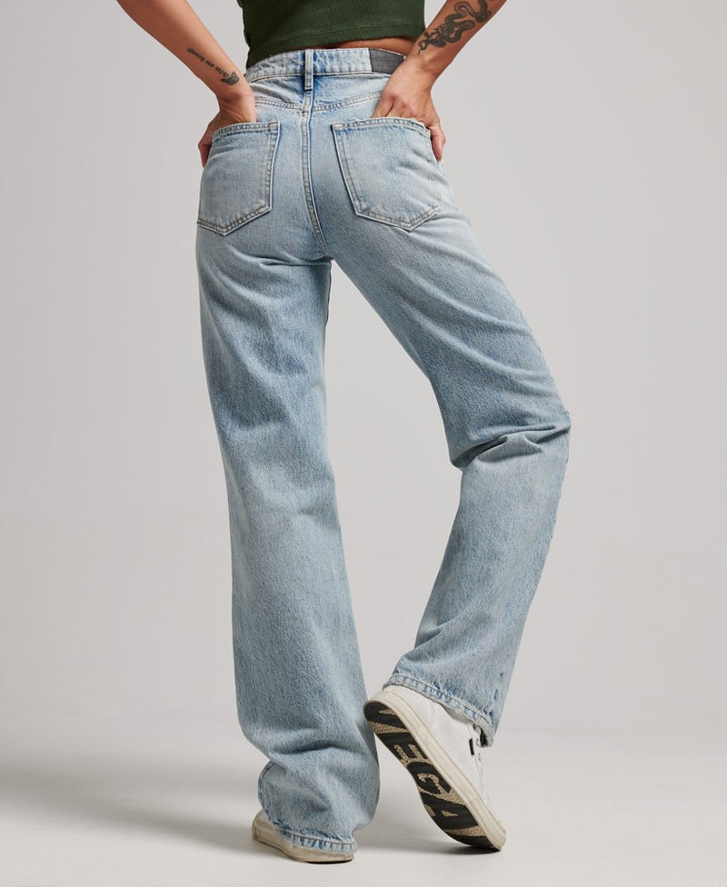 Superdry - Mid Rise Wide Leg Jeans Spring Vintage Custom