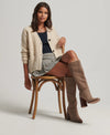 Superdry - Essential Super Soft Cardigan Ecru