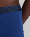 Superdry - Boxer Multi Triple Pack | Navy/Bright Blue/Mazarine