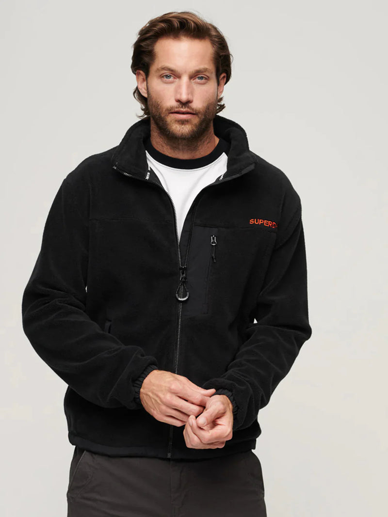 Superdry - Code Fleece Trekker Jacket Black