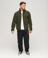 Superdry - Code Fleece Trekker Jacket Dark Moss Green