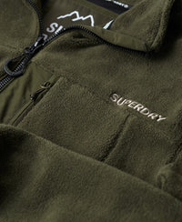 Superdry - Code Fleece Trekker Jacket Dark Moss Green