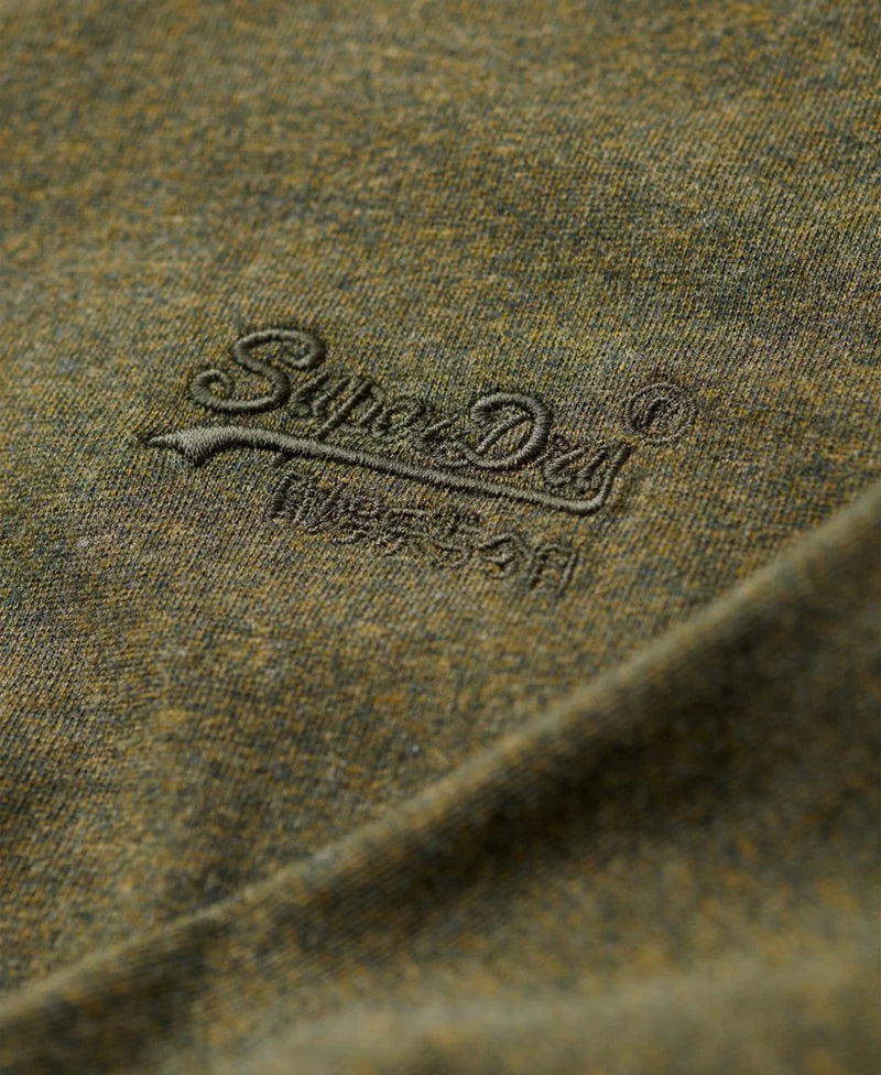 Superdry - Essential Logo Long Sleeve Top Olive Fleck Marle