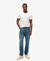 Superdry - Vintage Slim Straight Jean Elkhorn Mid Blue