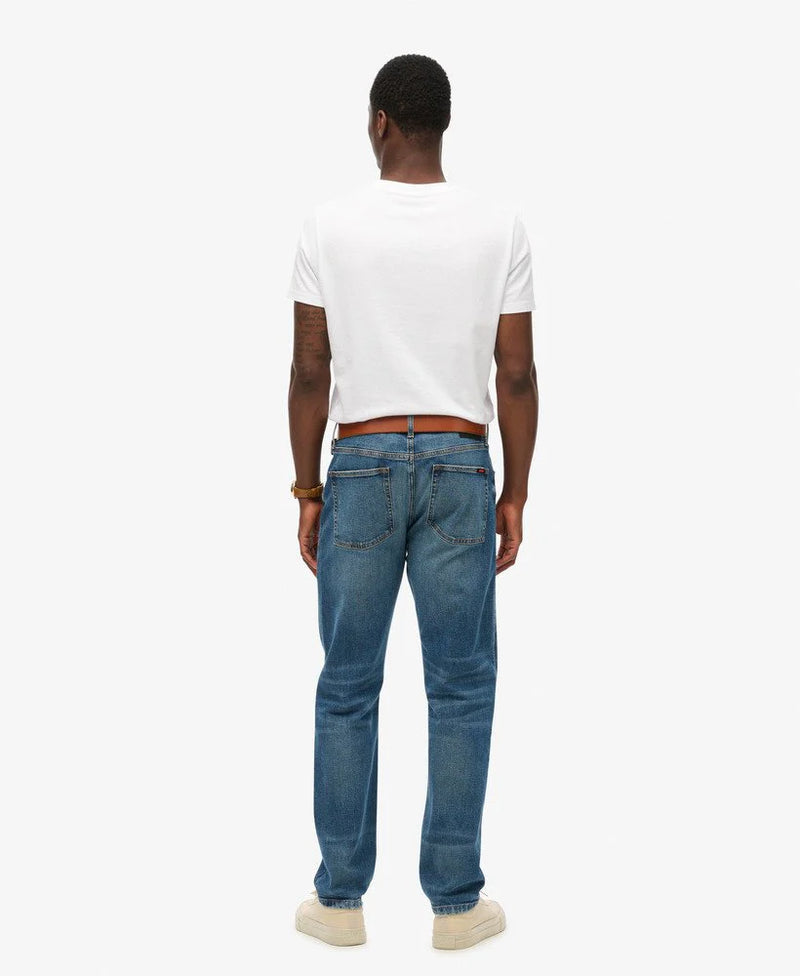 Superdry - Vintage Slim Straight Jean Elkhorn Mid Blue