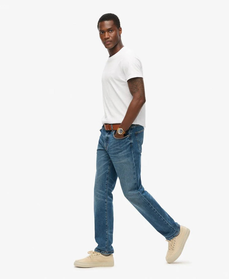Superdry - Vintage Slim Straight Jean Elkhorn Mid Blue