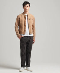 Superdry - Vintage Canvas Racer Jacket Tobacco Brown