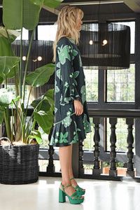Trelise Cooper - Flirty Fun Dress Navy/Green Water Lily