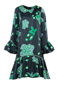 Trelise Cooper - Flirty Fun Dress Navy/Green Water Lily