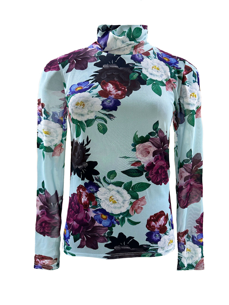 Trelise Cooper - Neck of the Woods Top Blue Floral
