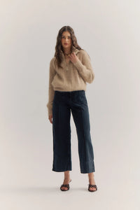 World of Nomads - Felix Zip Cardigan Latte