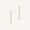 By Charlotte - I am Love and Light Chain Earrings Gold Vermeil