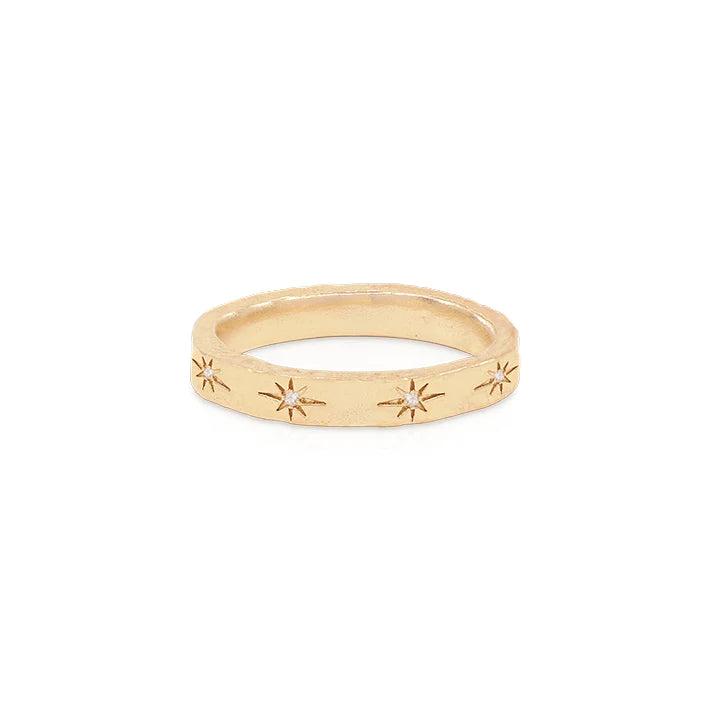 By Charlotte - Stardust Ring Gold Vermeil