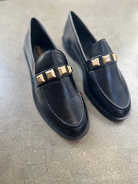 Sempre Di - Black Studded Loafer