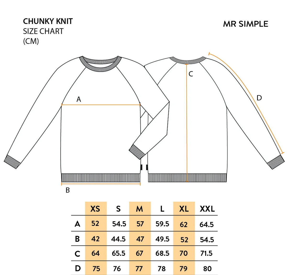 Mr Simple - Chunky Knit Oatmeal