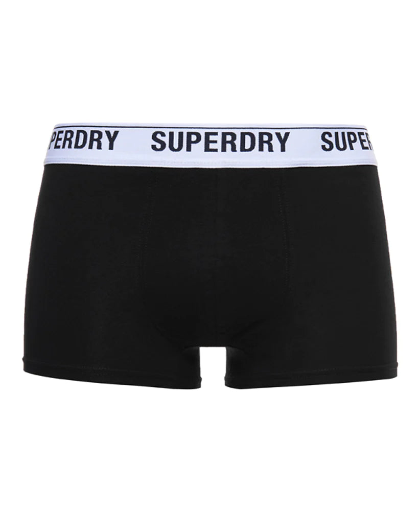 SUPERDRY - Multi Classic Trunk Triple Pack in Black/ Optic/Black