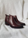 felmini c451 bordeaux western style short ankle boot online at hunterminx