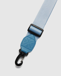 urban status x first base thick bag strap sky blue with black hardware