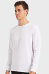 Academy brand - Workers Long Sleeve Crew in White