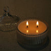Cove Collection - Carousel Candle Clear/White Bells Beach