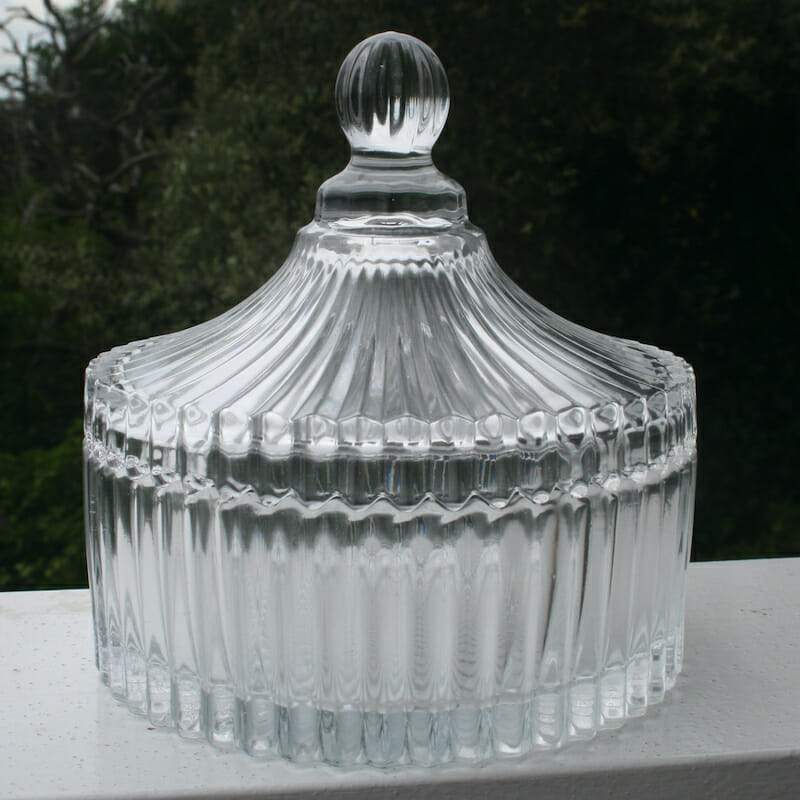 Cove Collection - Carousel Candle Clear/White Monte Carlo