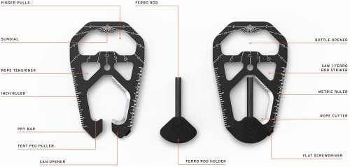 Tactica - M020 Camp Tool Card Standard