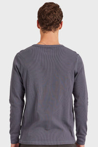 Academy brand - Workers Long Sleeve Crew in Infinity Blue