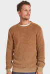 Academy Brand - Newport Crew Knit Almond