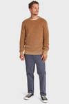 Academy Brand - Newport Crew Knit Almond