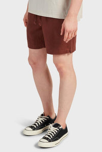 Academy Brand - Riviera Linen Short in Washed Berry