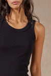 Academy Brand Womens - Essential Rib Tank Black