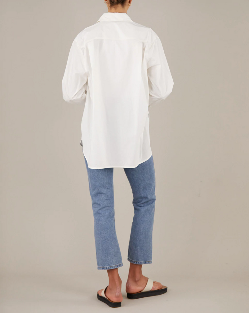 Amelius - Blythe Collared Shirt White