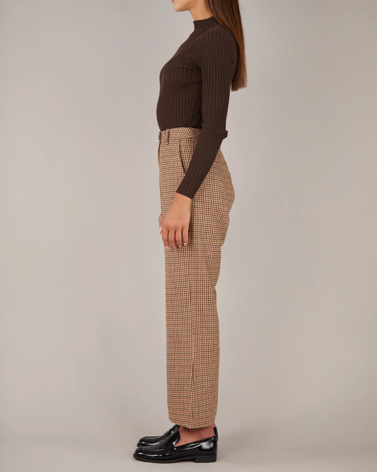 Amelius - Equinox Wool Check Pant Houndstooth