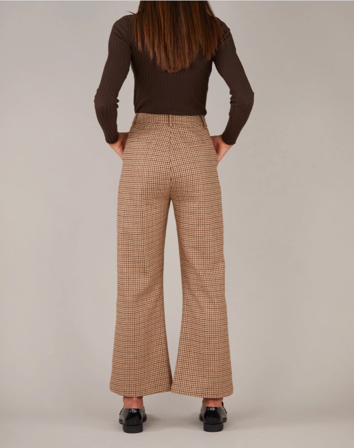 Amelius - Equinox Wool Check Pant Houndstooth