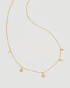 By Charlotte - Live in Peace Choker 18k Gold Vermeil