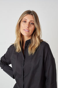 Hanna Edwards - Favourite Tuxedo Shirt in Black
