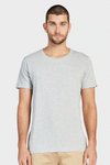 The Academy Brand - Acad Basic Crew Tee in Grey Marle