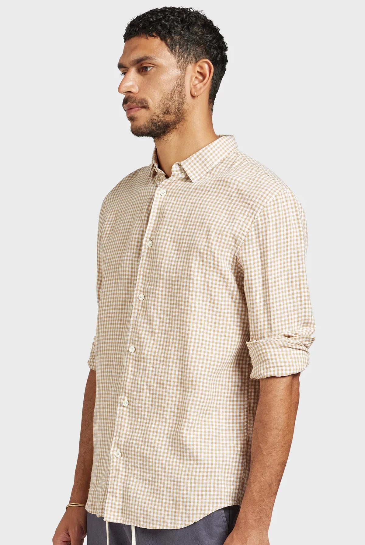 Academy Brand - Bobby LS Shirt Parchment Check