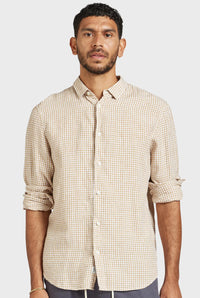 Academy Brand - Bobby LS Shirt Parchment Check