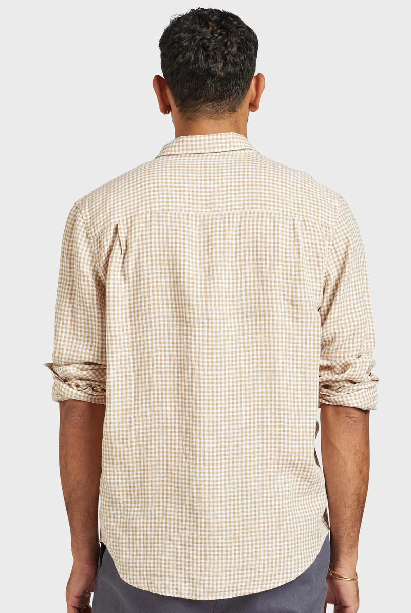 Academy Brand - Bobby LS Shirt Parchment Check